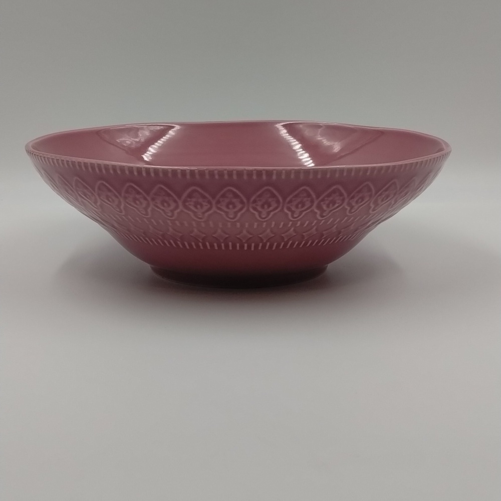 IKEA Mauve Pink 12" Serving Bowl - Picture 4 of 7